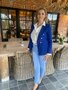 Royal blue blazer